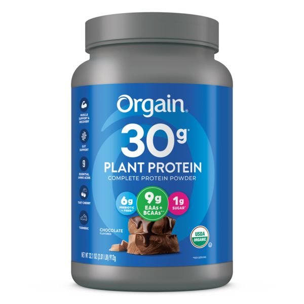 Orgain 30g Plant Protein Complete Protein Powder Chocolate